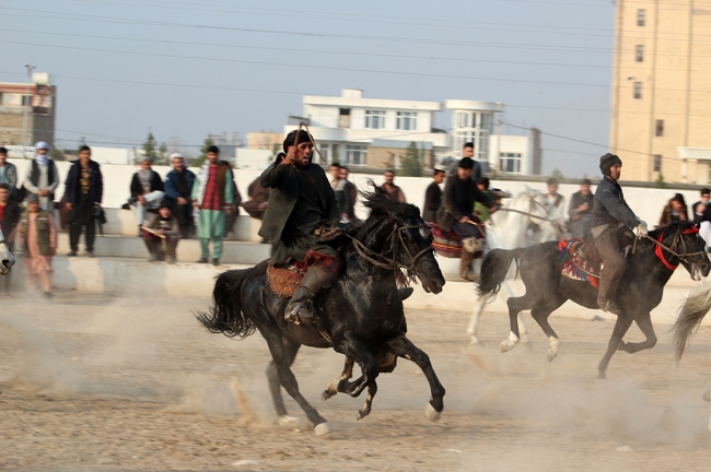 Afganistan'da Türk geleneği 'Oğlak oyunu' yaşatılıyor